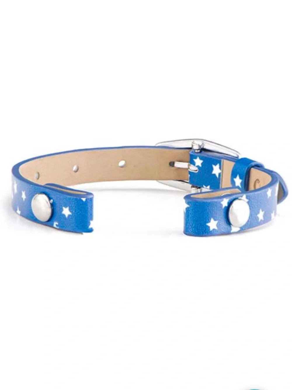Origami Owl Blue with Stars Single Wrap Band